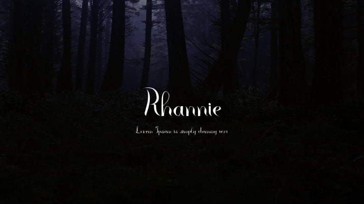 Rhannie Font