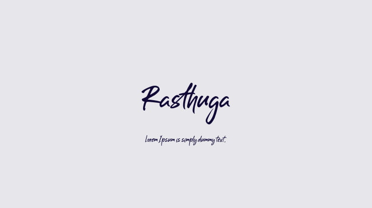 Rasthuga Font
