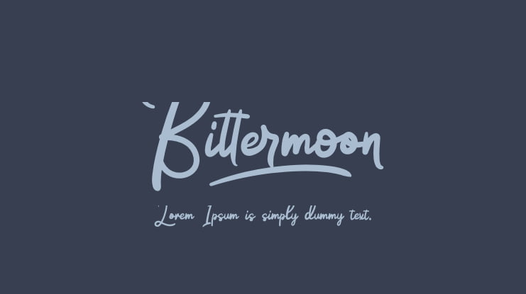 Bittermoon Font