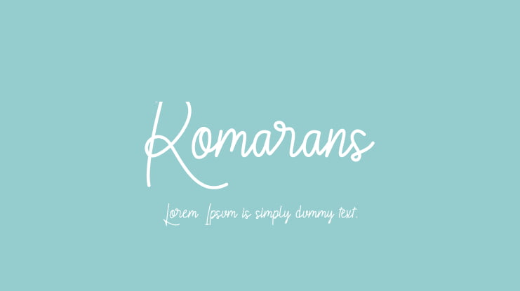 Romarans Font