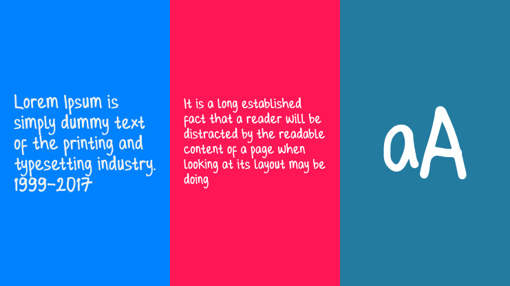 Hanya Saja Donationware Font