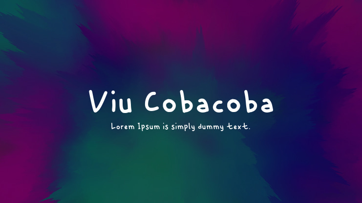 Viu Cobacoba Font
