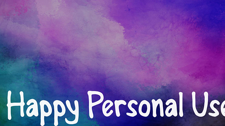 Happy Personal Use Font
