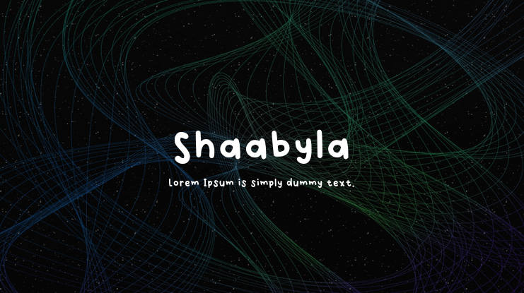 Shaabyla Font