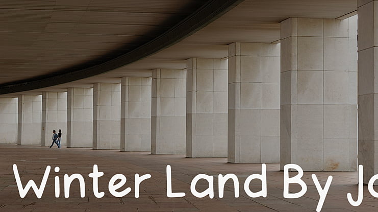 Winter Land By Jd Font