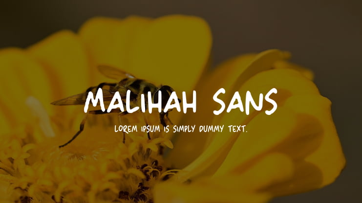 Malihah Sans Font