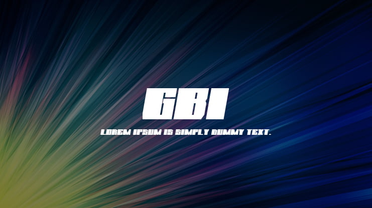 GBI Font
