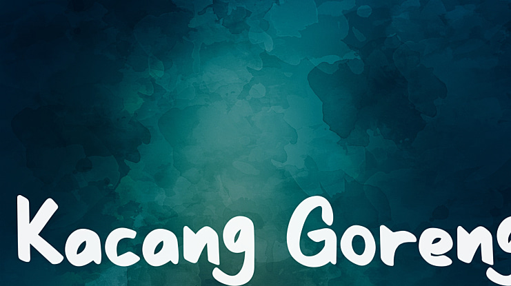 Kacang Goreng Font