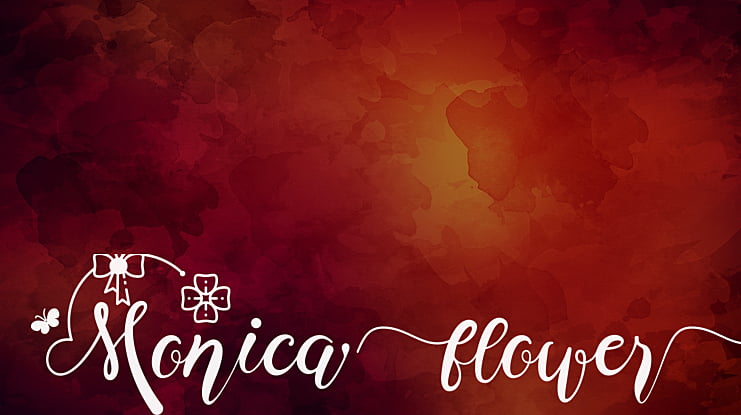 Monica Flower Font