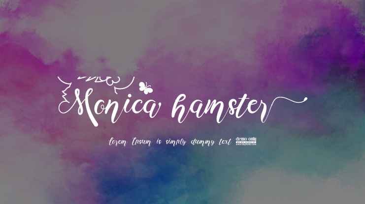 Monica Hamster Font