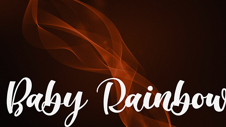 Baby Rainbow Font