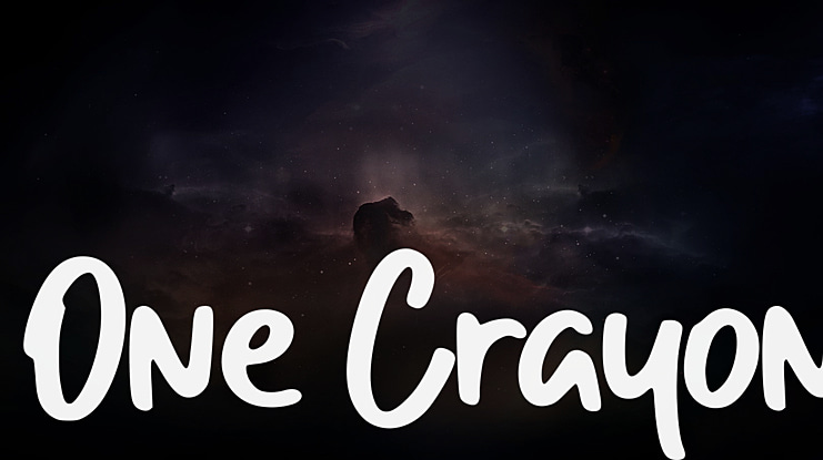 One Crayon Font