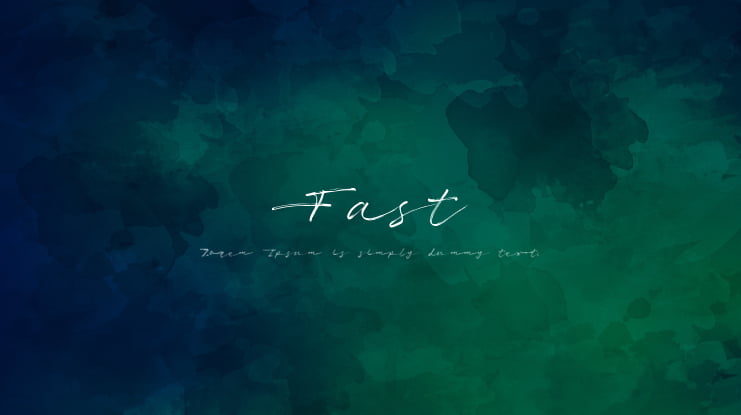 Fast Font