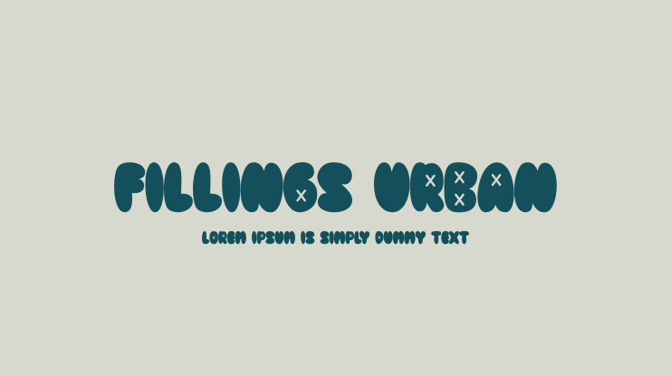 Fillings Urban Font Family