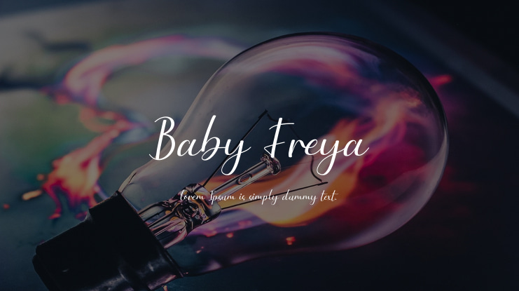 Baby Freya Font