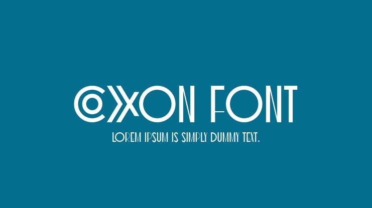 COXXON Font