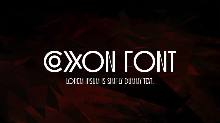 COXXON Font