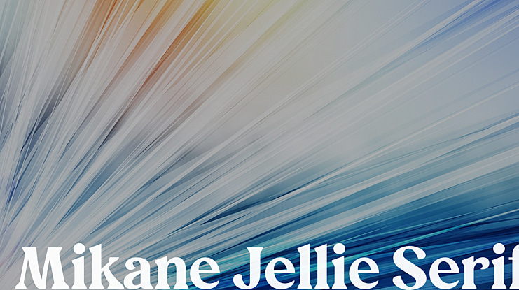 Mikane Jellie Serif Font