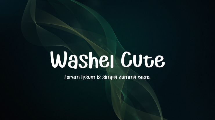 Washel Cute Font