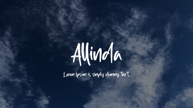 Allinda Font