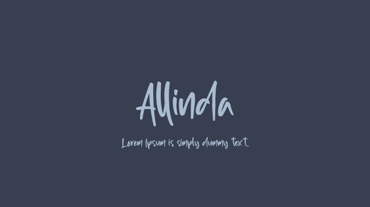 Allinda Font