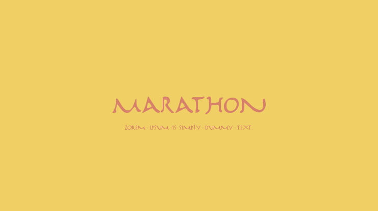 Marathon Font Family