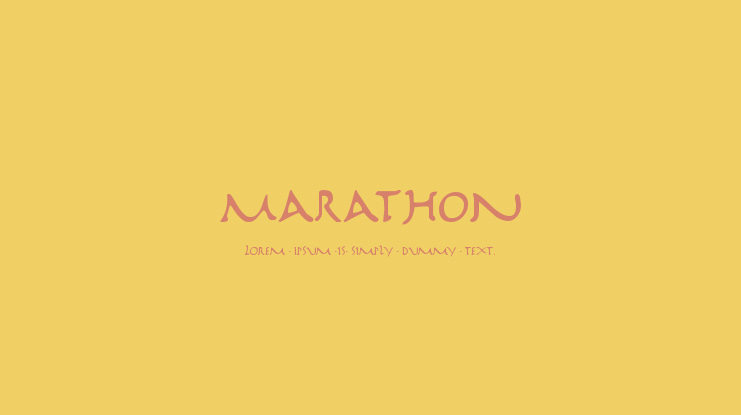 Marathon Font Family