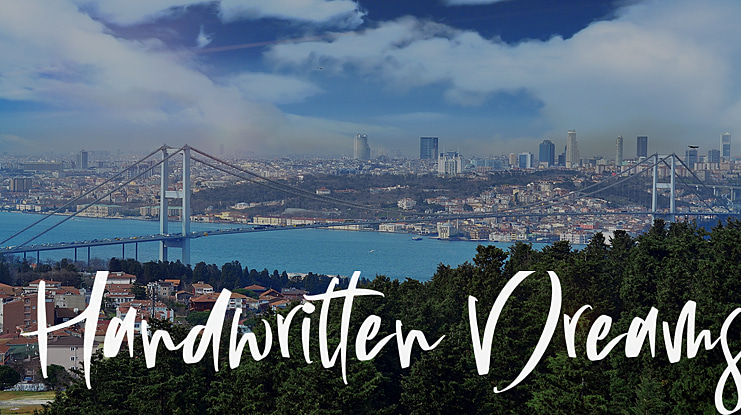 Handwritten Dreams Font