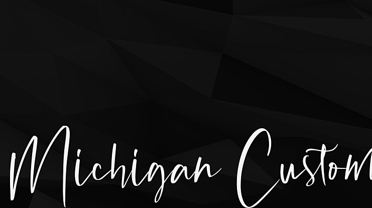 Michigan Custom Font