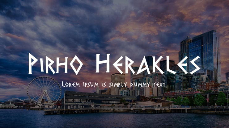 Pirho Herakles Font