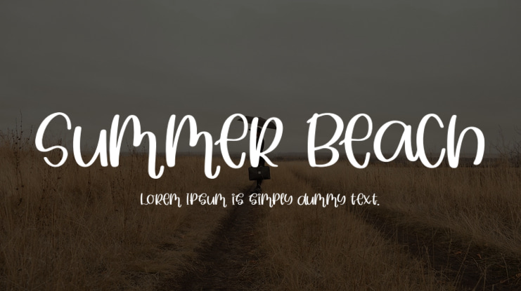 Summer Beach Font
