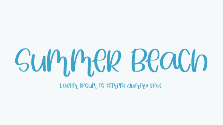 Summer Beach Font