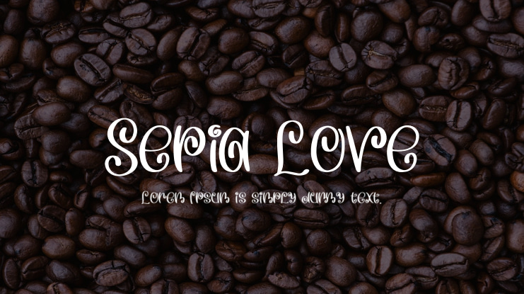 Sepia Love Font