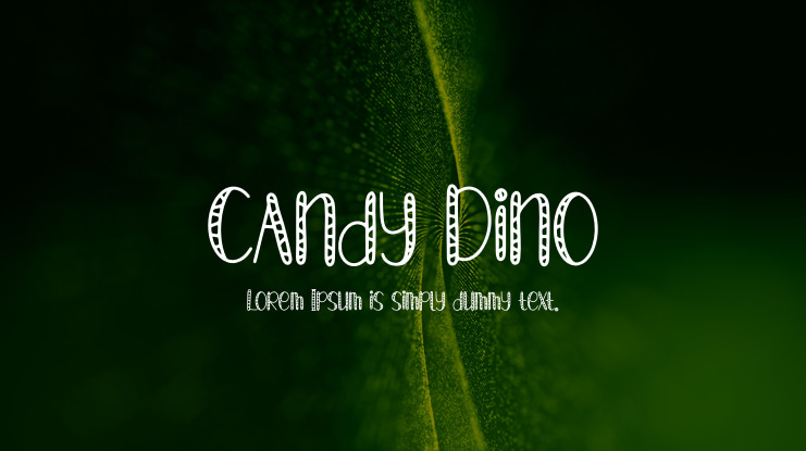 Candy Dino Font