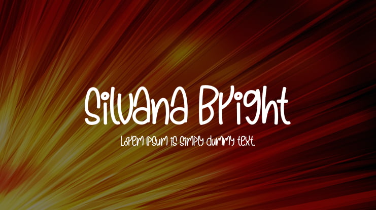 Silvana Bright Font