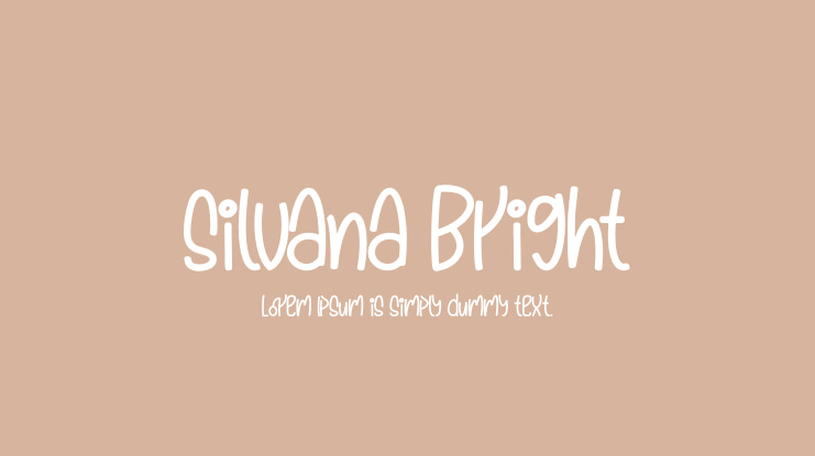 Silvana Bright Font