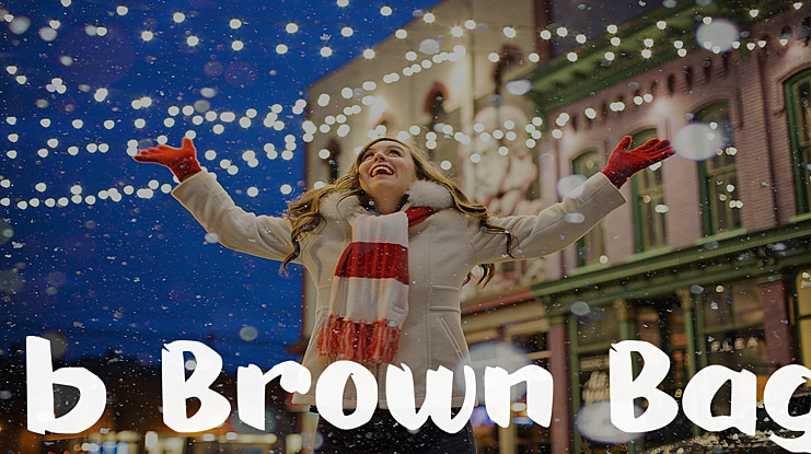 b Brown Bag Font