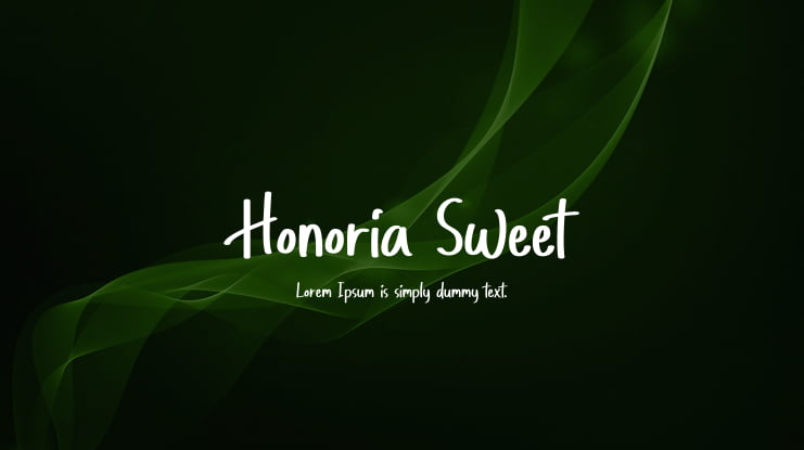 Honoria Sweet Font
