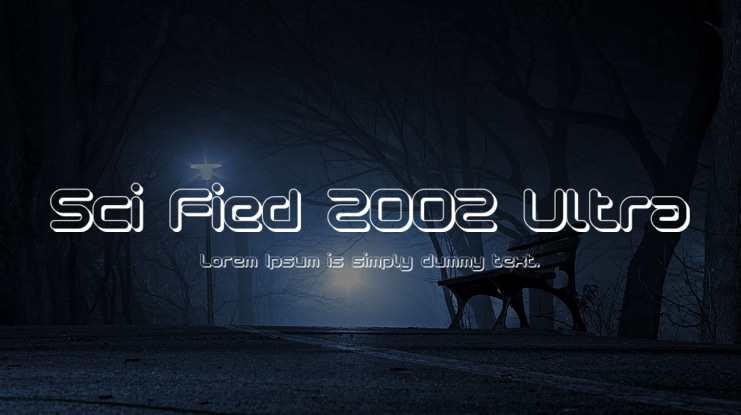 Sci Fied 2002 Ultra Font
