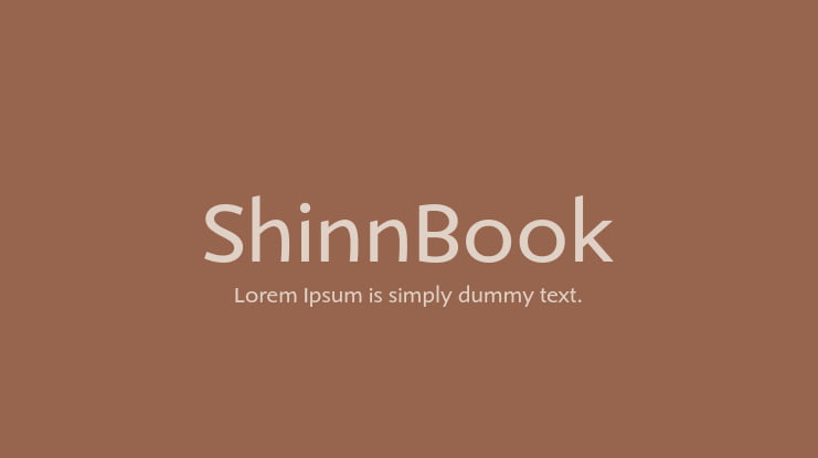 ShinnBook Font