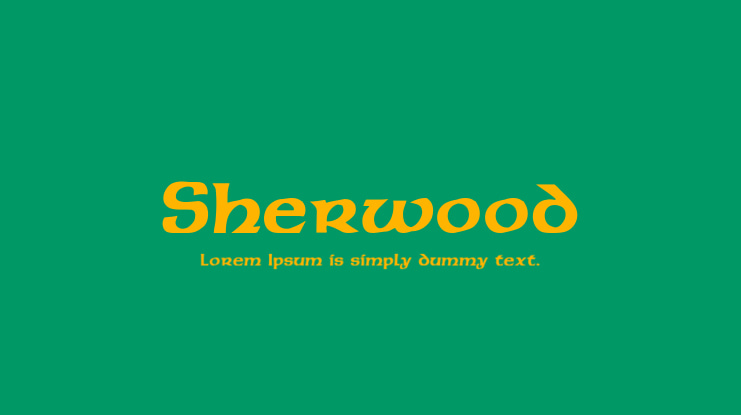 Sherwood Font