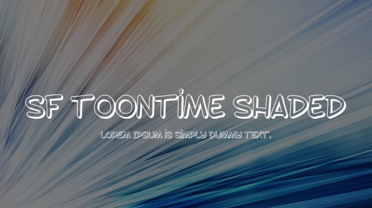 SF Toontime Shaded Font