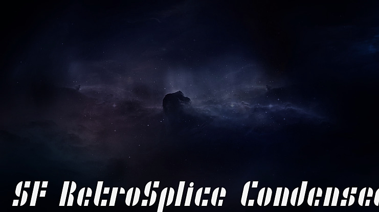 SF RetroSplice Condensed Font