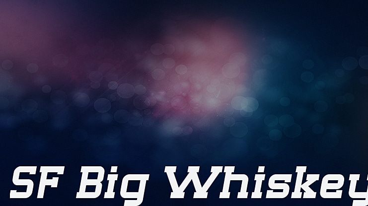 SF Big Whiskey Font