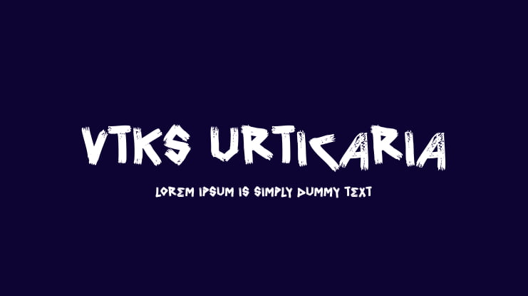 vtks urticaria Font