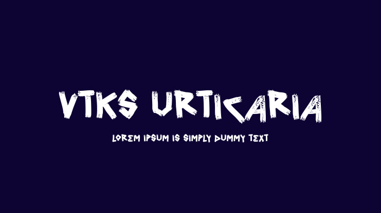 vtks urticaria Font