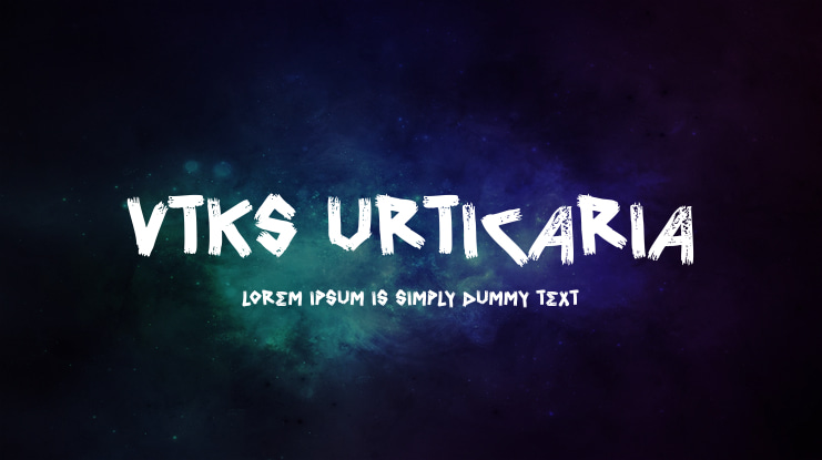 vtks urticaria Font