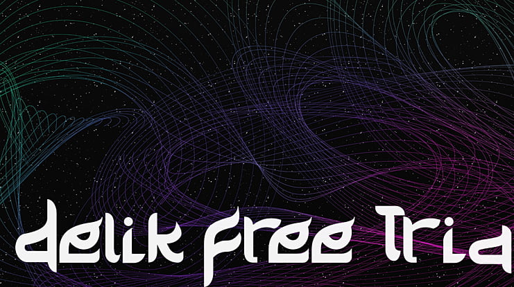 Delik Free Trial Font