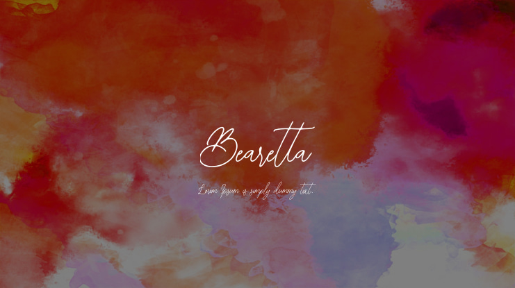 Bearetta Font