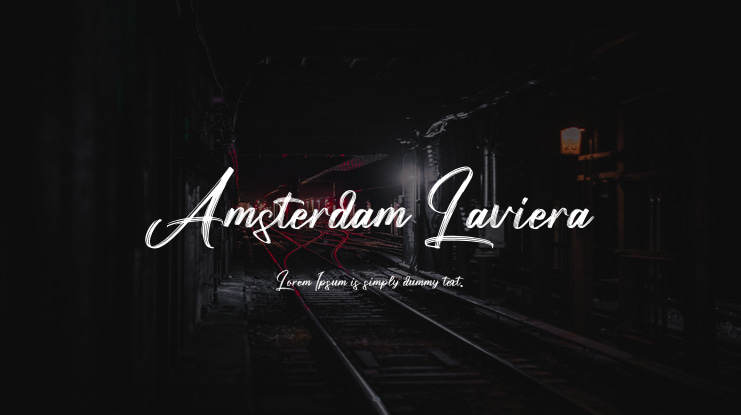 Amsterdam Laviera Font